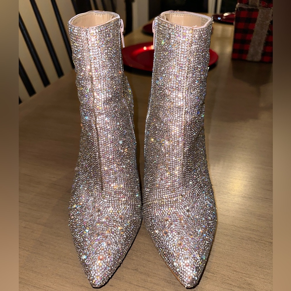 Betsey Johnson Rhinestone Boots